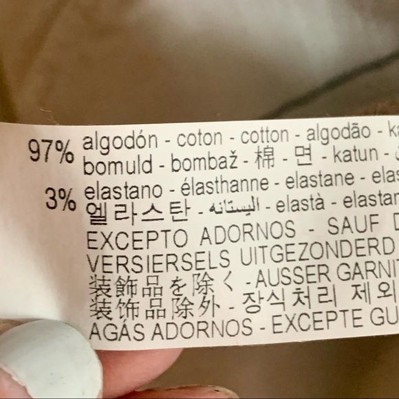 ZARA Kids Grey Denim Long Shorts Adjustable Waist Cotton Stretch 5 Pocket 13/14Y - Picture 13 of 16